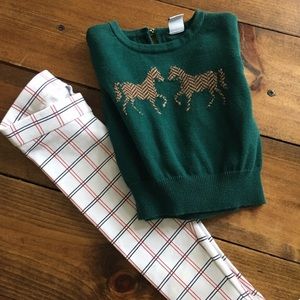 Equestrian inspired 2 piece outfit